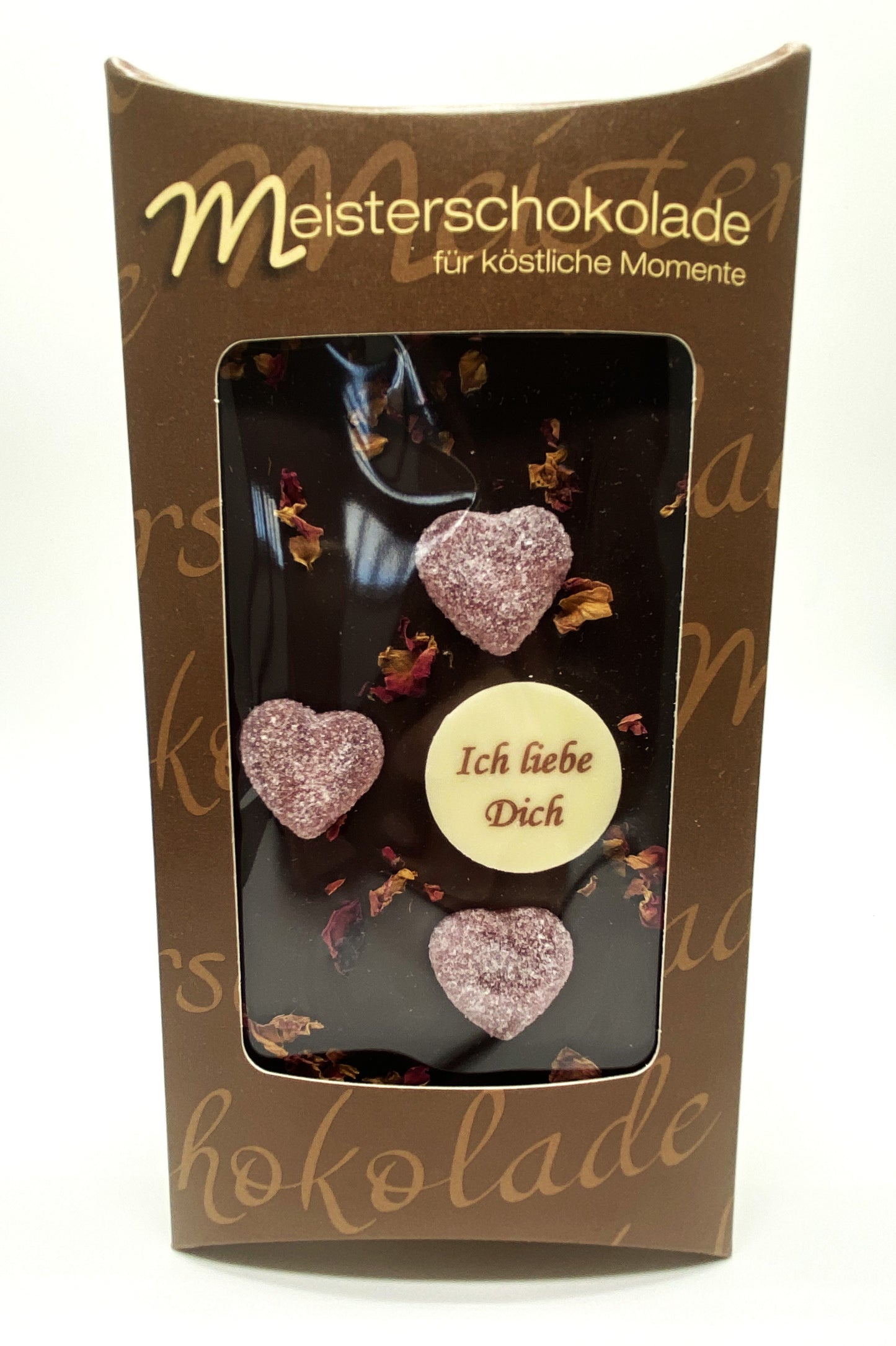 Zartbitterschokolade ``Ich liebe dich``