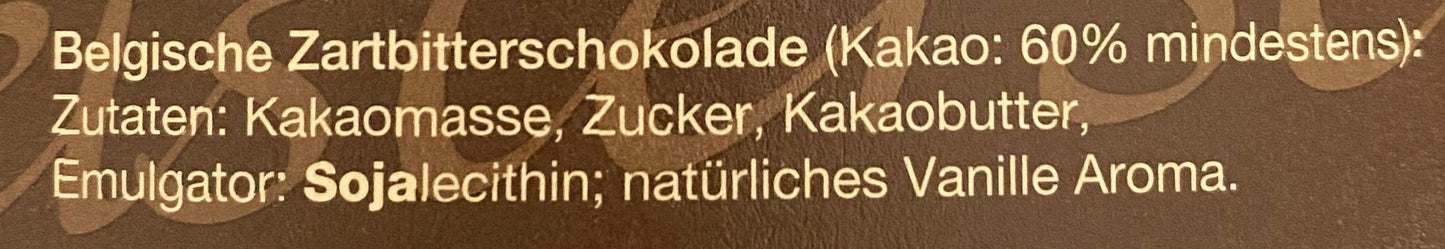 Zartbitterschokolade ``Ich liebe dich``