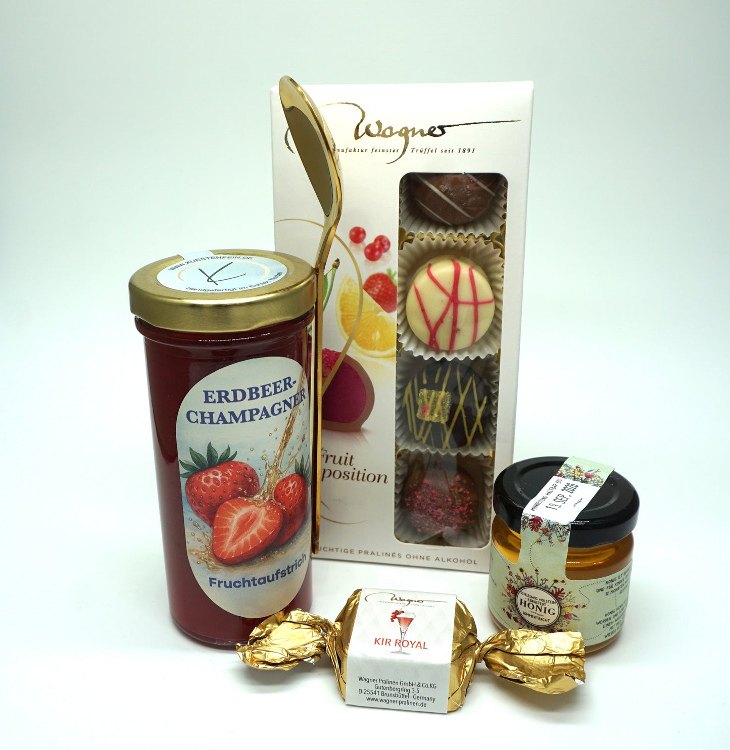 Champagner trifft Gold – Genusspräsent Deluxe