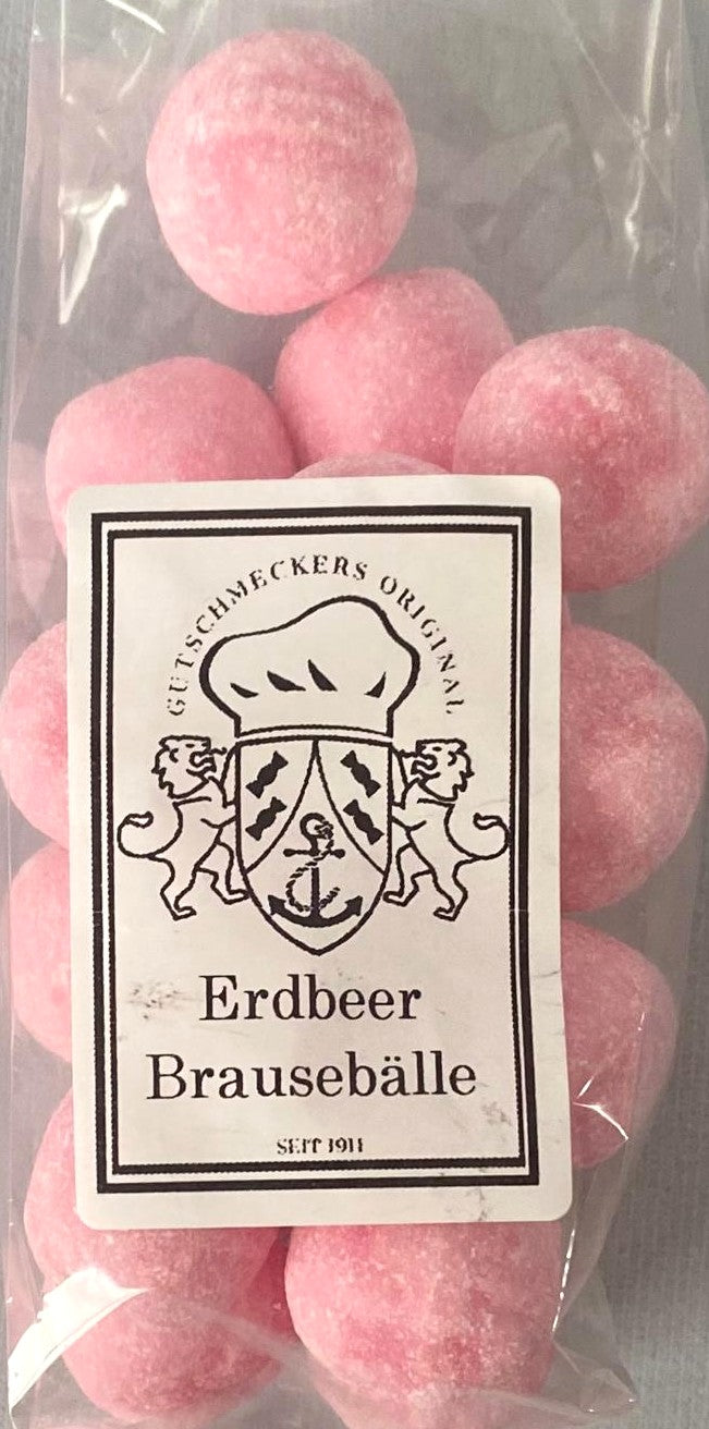 Erdbeere Brausebälle