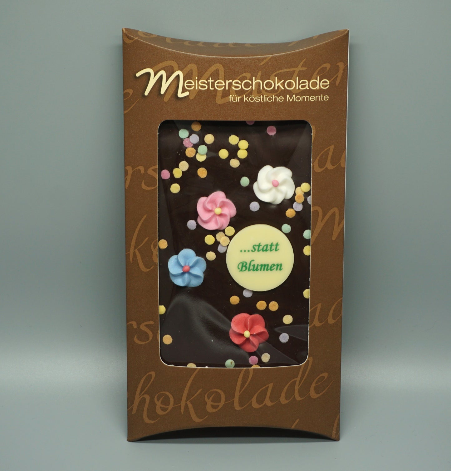 Zartbitterschokolade ``...statt Blumen``
