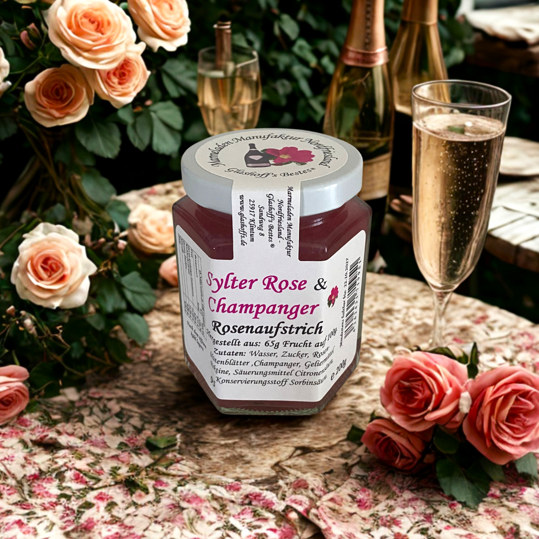 Sylter Rose & Champagner – Rosenaufstrich