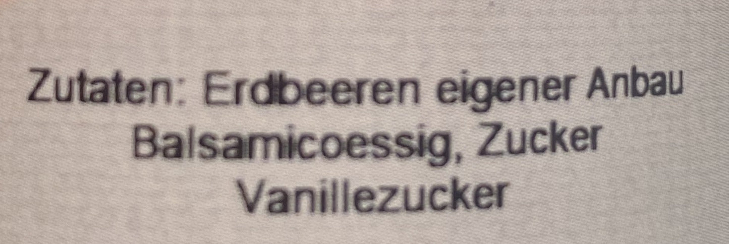 Erdbeeressig