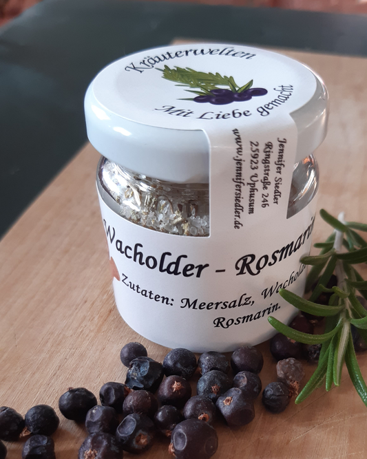 Gewürzsalz / Wacholder-Rosmarin Salz (40g)