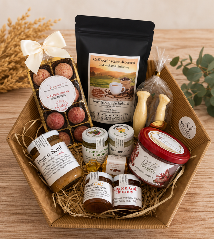 Feinschmecker Geschenkbox - Süß & Herzhaft