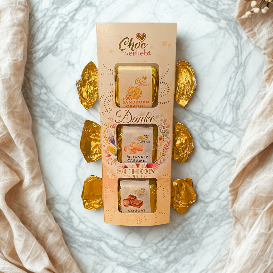 Feines Dankeschön aus Trüffelpralinen