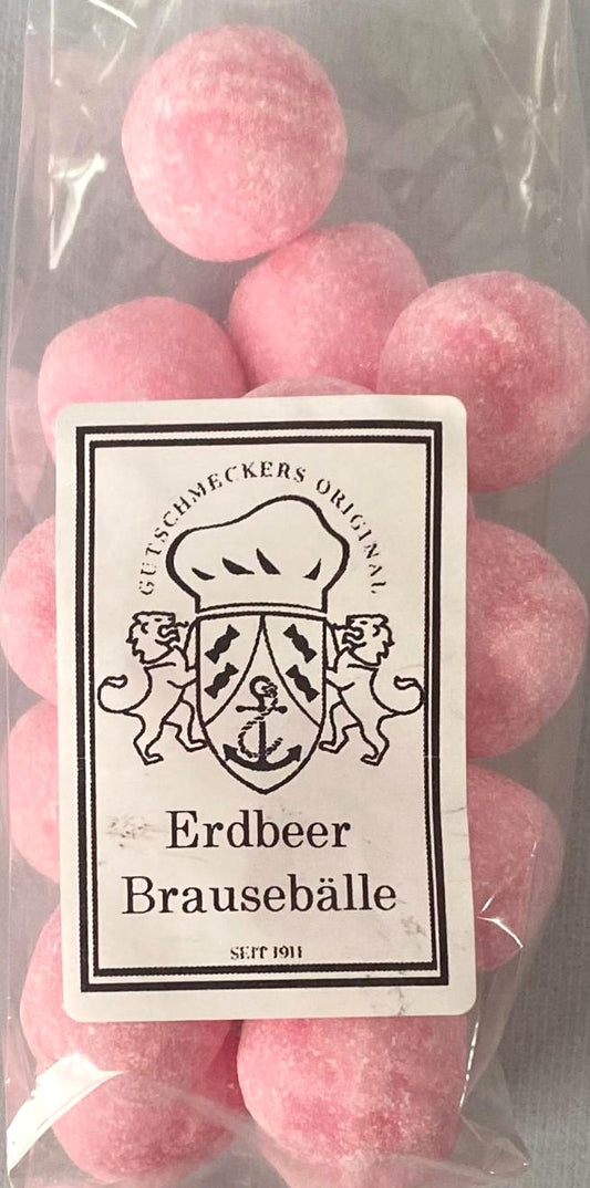 Erdbeere Brausebälle