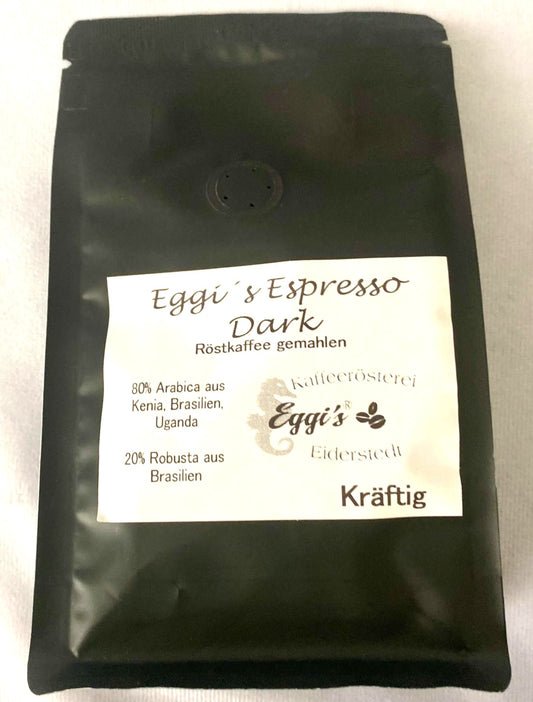 Kaffee - Eggi`s Espresso Dark - gemahlen 100 g