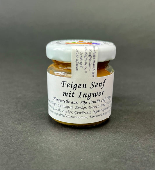 Feigen Senf mit Ingwer/ Probierglas 50 g