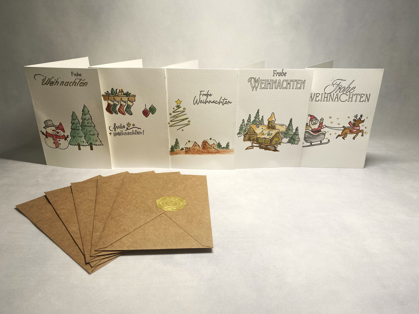 Handgemalte Aquarellkarten – Einzigartig. Festlich. Persönlich.