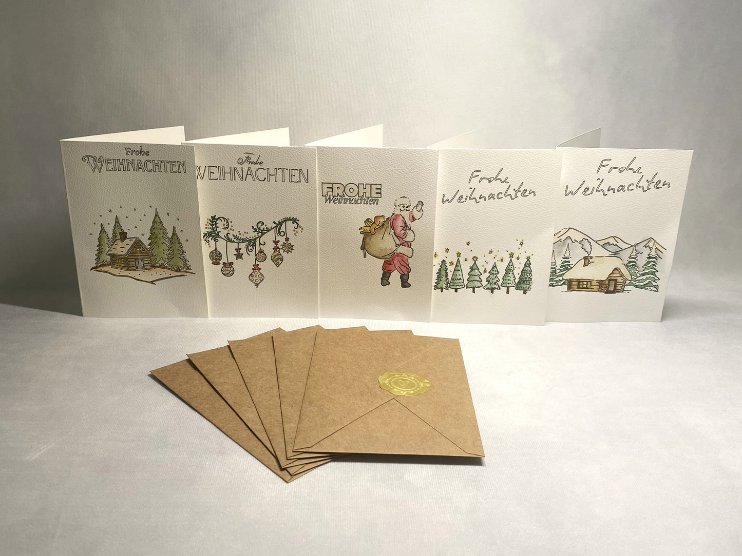 Handgemalte Aquarellkarten – Einzigartig. Festlich. Persönlich.