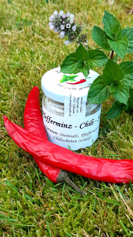 Gewürzsalz / Pfefferminz-Chilli (45g)