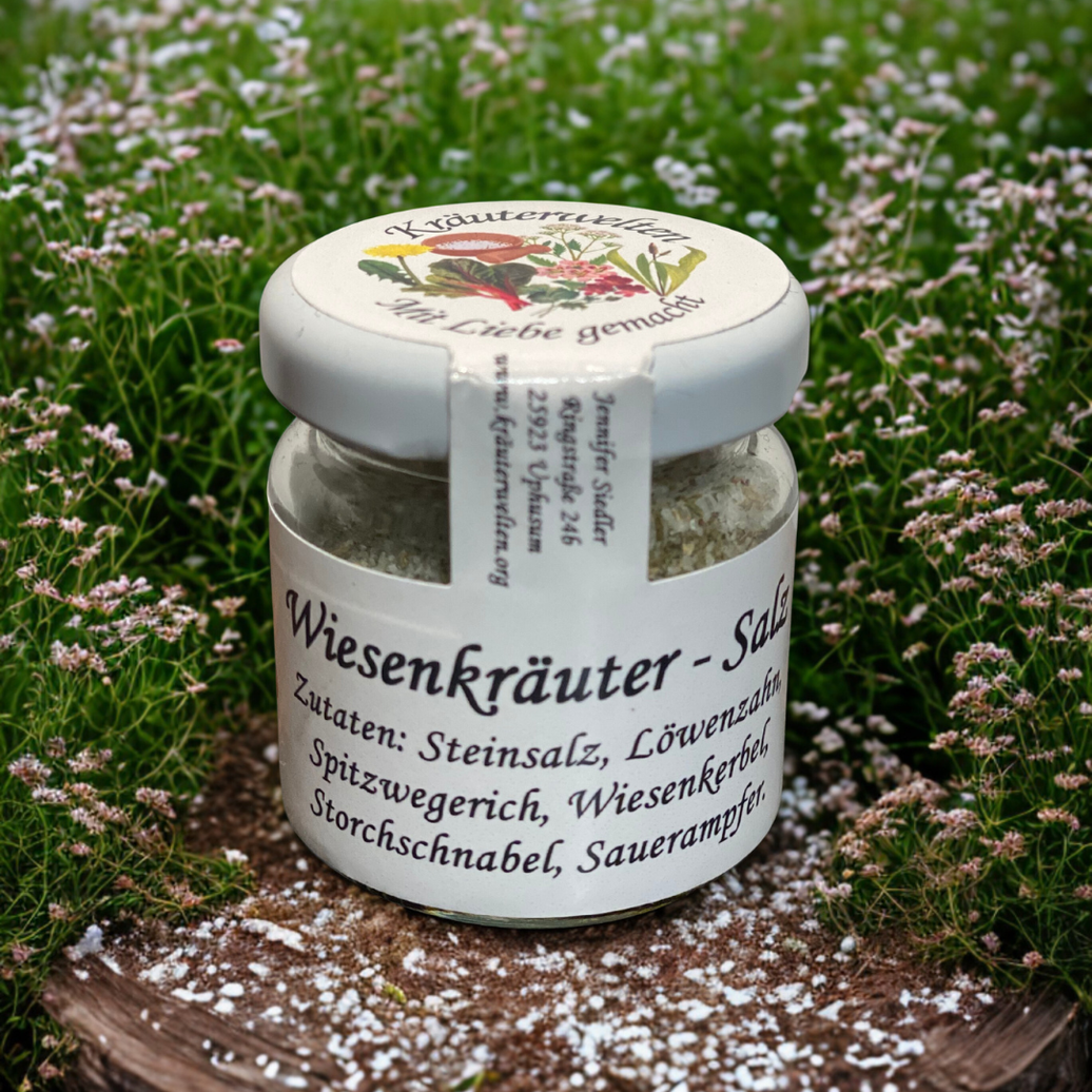Salz mit Wiesenkräuter