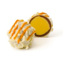 Sanddorn-Orange Trüffelpralinen