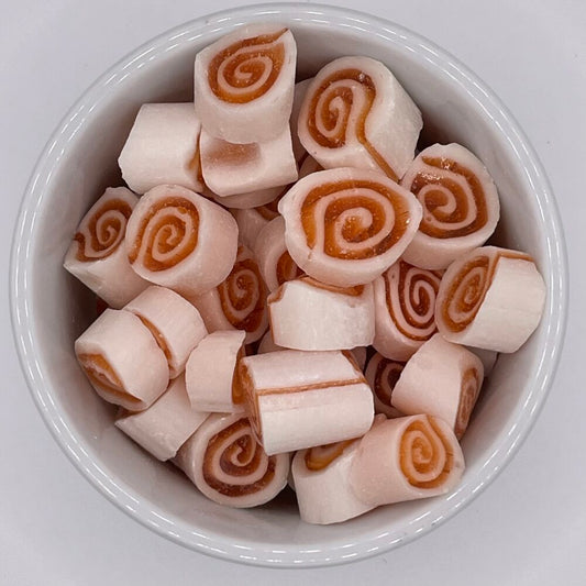 Bonbon Weiße Schokolade - Orange 80 gr.