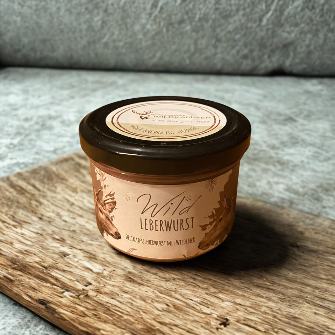 Leberwurst aus Wildfleisch