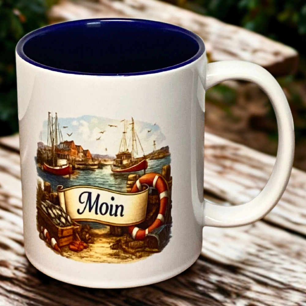 Nordischer Keramikbecher „Moin“
