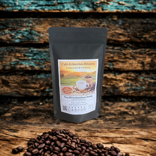 Röstkaffee Nordfrieslandmischung ganze Bohne