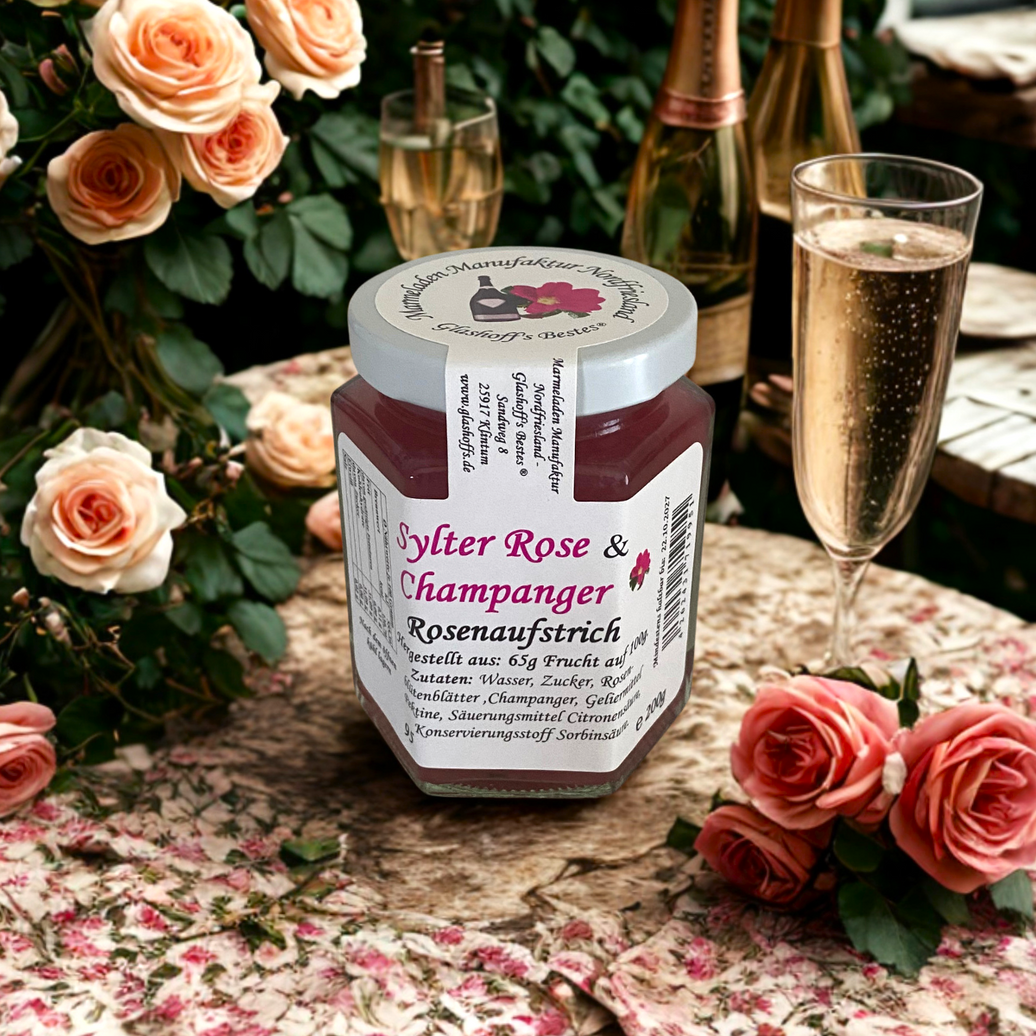 Sylter Rose & Champagner – Rosenaufstrich
